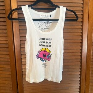 The Laundry Room Little Miss Just Saw Your Text Tank Top